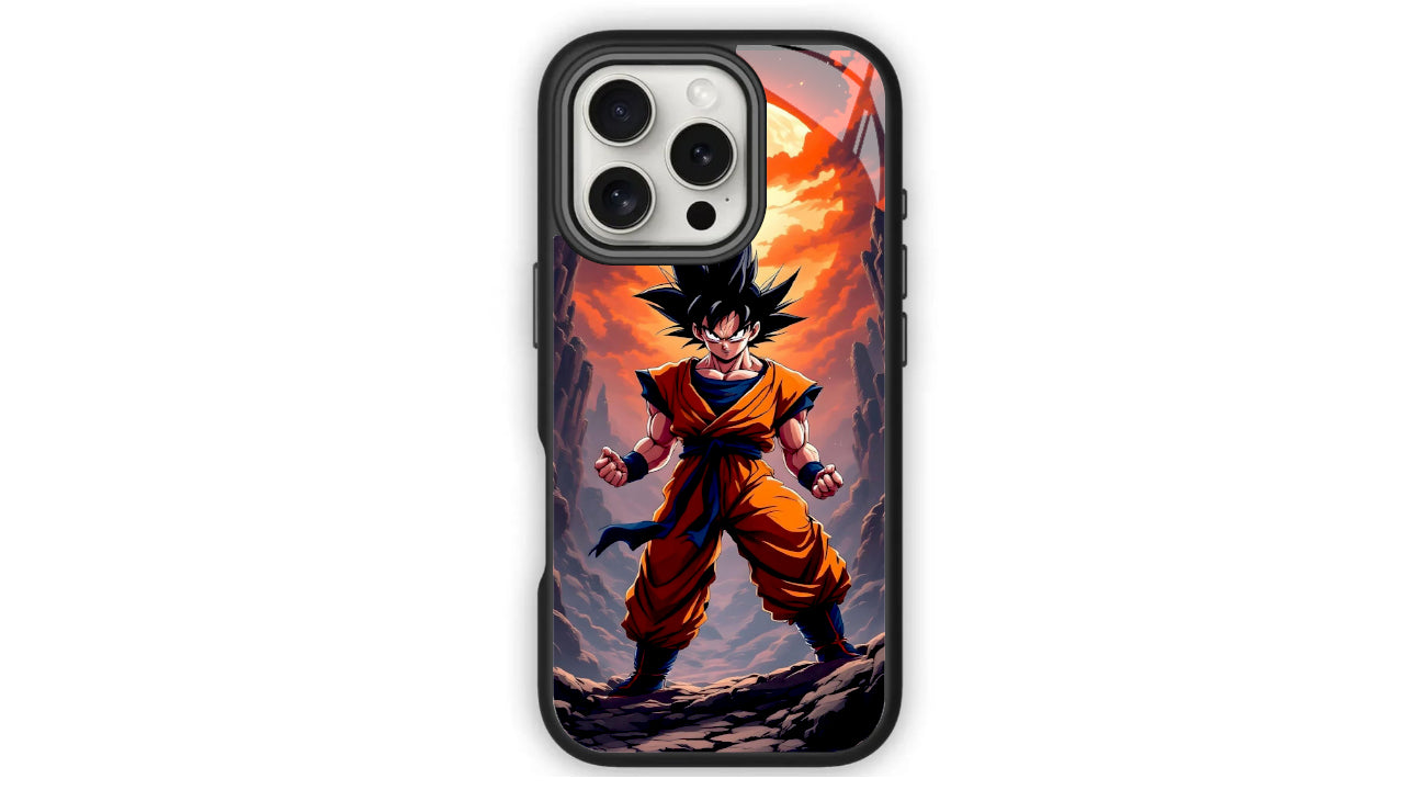 Goku Full Power Anime Phone Case – Dragon Ball Z Saiyan Saga Design