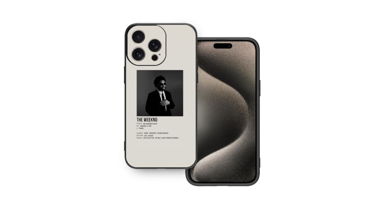 The Weeknd Album Inspired Music Phone Case – Aesthetic Pop Art