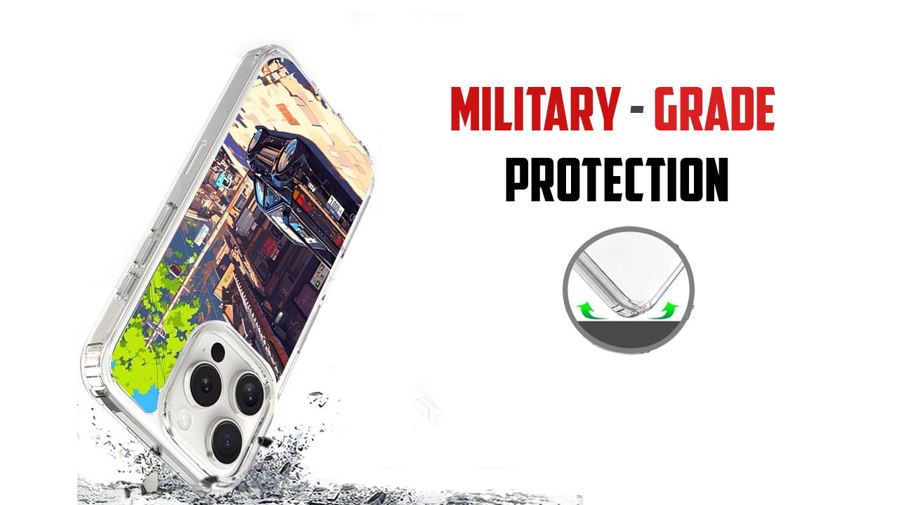 JDM Sports Car Japanese Street Phone Case – Retro Aesthetic Tuner