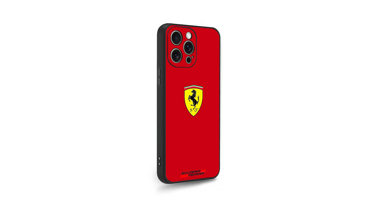 Ferrari Logo & Scuderia Phone Case – Classic Red Racing Design