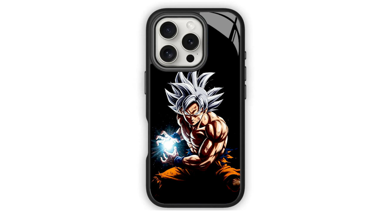 Ultra Instinct Anime Warrior Phone Case – Shonen Energy Glow Design