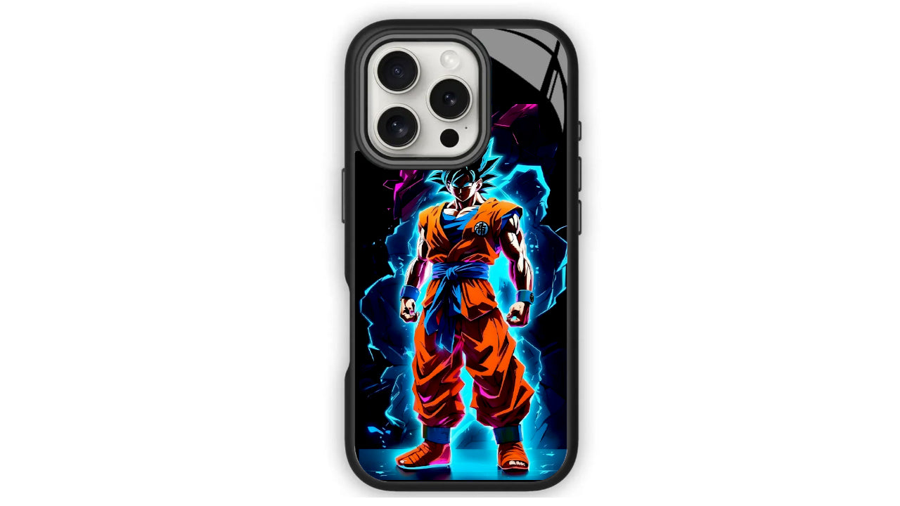 Dragon Ball Z Goku Super Saiyan Phone Case – Blue Aura Power Up