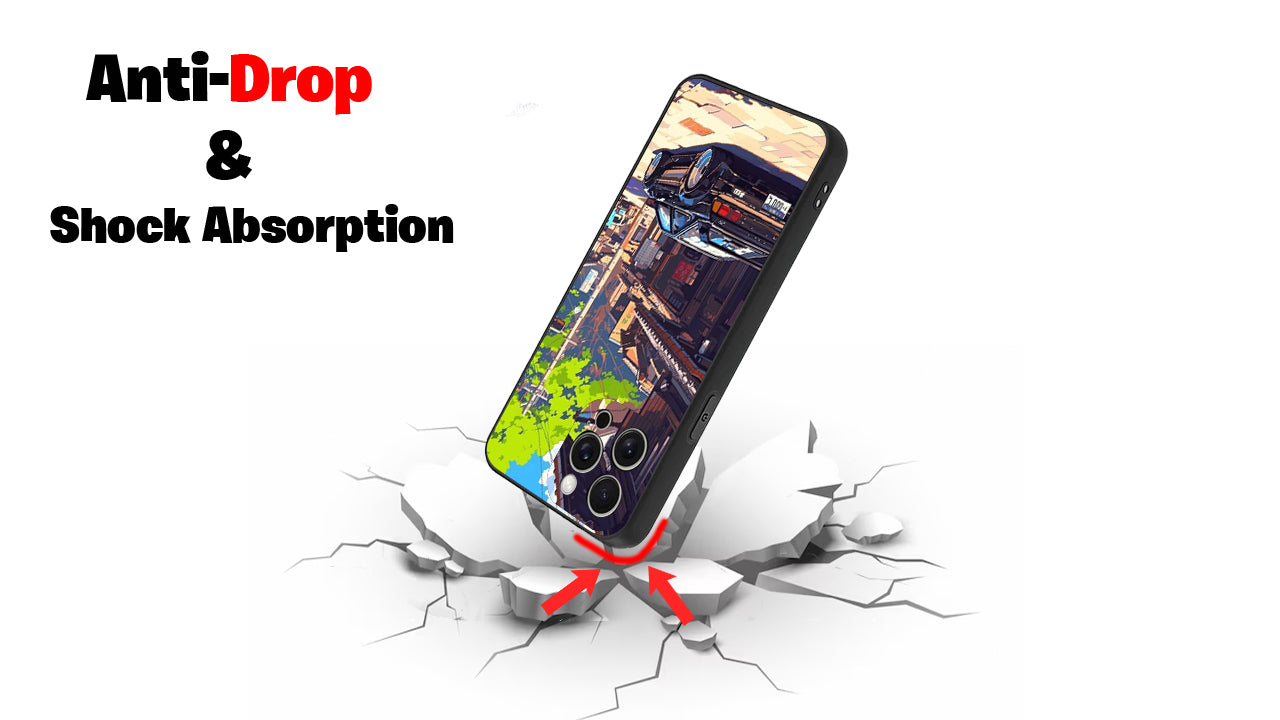 JDM Sports Car Japanese Street Phone Case – Retro Aesthetic Tuner