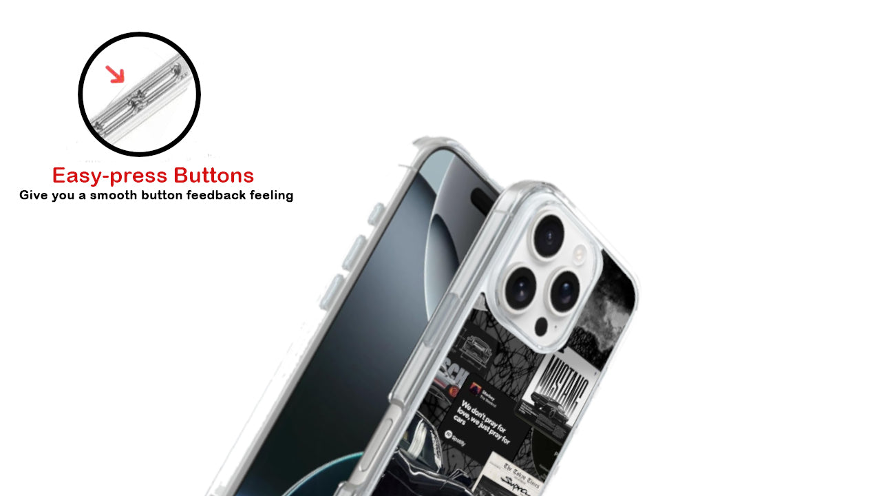 Vintage Car Enthusiast Phone Case – Mustang Supra Racing Collage