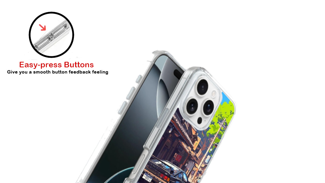 JDM Sports Car Japanese Street Phone Case – Retro Aesthetic Tuner