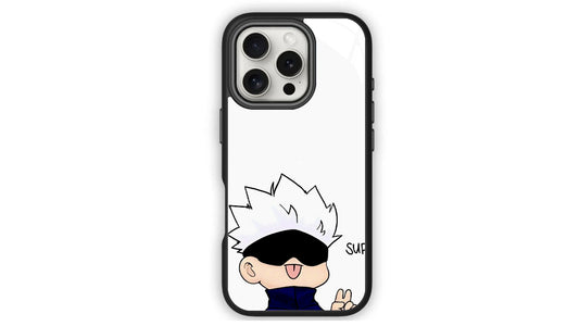 Gojo Satoru Chibi Phone Case – Jujutsu Kaisen Anime Fan Art