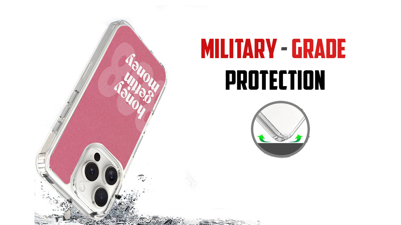 "Honey Gettin Money" Aesthetic Quote Phone Case – Pink Positive Vibes