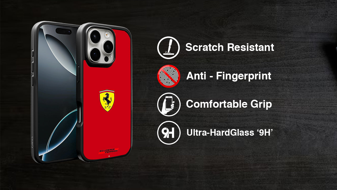 Ferrari Logo & Scuderia Phone Case – Classic Red Racing Design