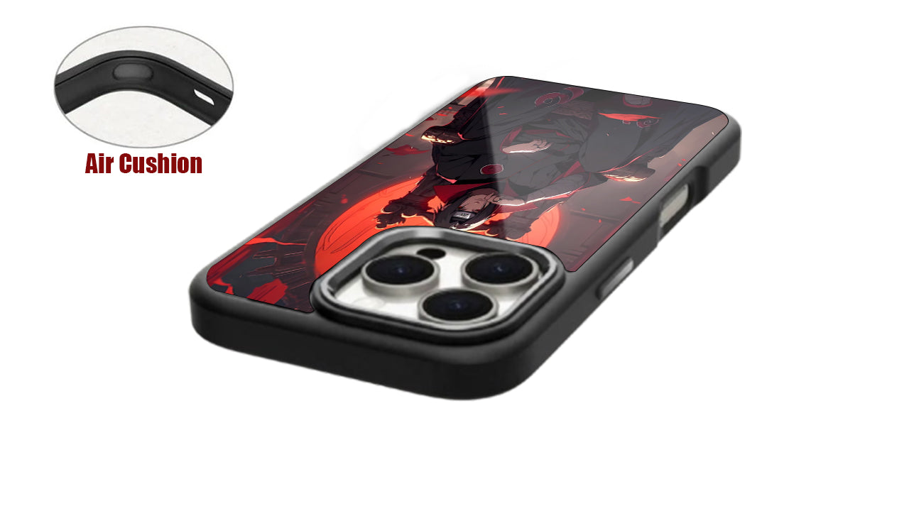 Itachi Uchiha Anime Phone Case – Naruto Akatsuki Sharingan Design
