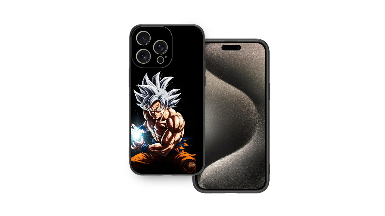 Ultra Instinct Anime Warrior Phone Case – Shonen Energy Glow Design