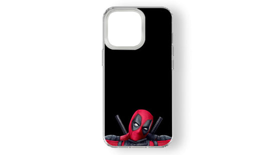 merc-with-a-mouth Peeking Anti-Hero Phone Case – Comic Art Design