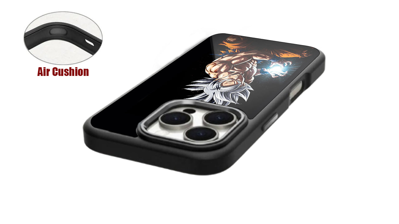 Ultra Instinct Anime Warrior Phone Case – Shonen Energy Glow Design