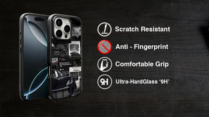 Vintage Car Enthusiast Phone Case – Mustang Supra Racing Collage