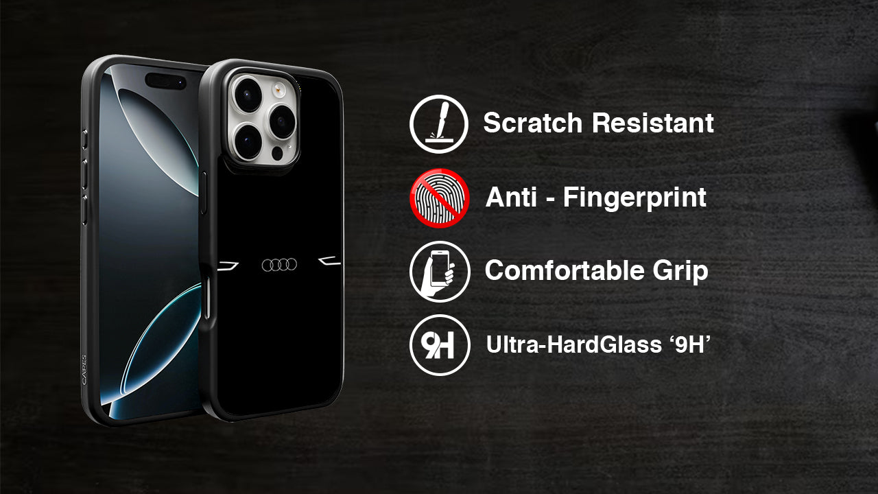 Minimal Audi Aesthetic Phone Case – Supercar Design