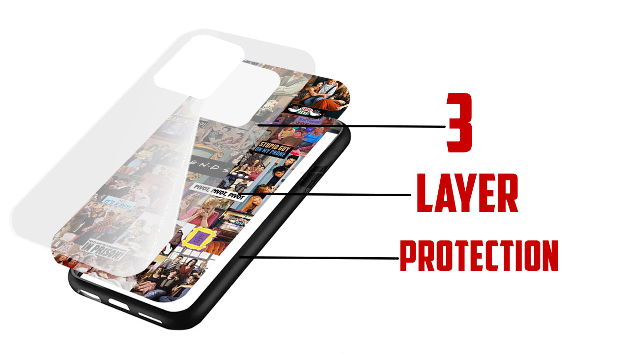 Friends TV Show Iconic Moments Collage Phone Case