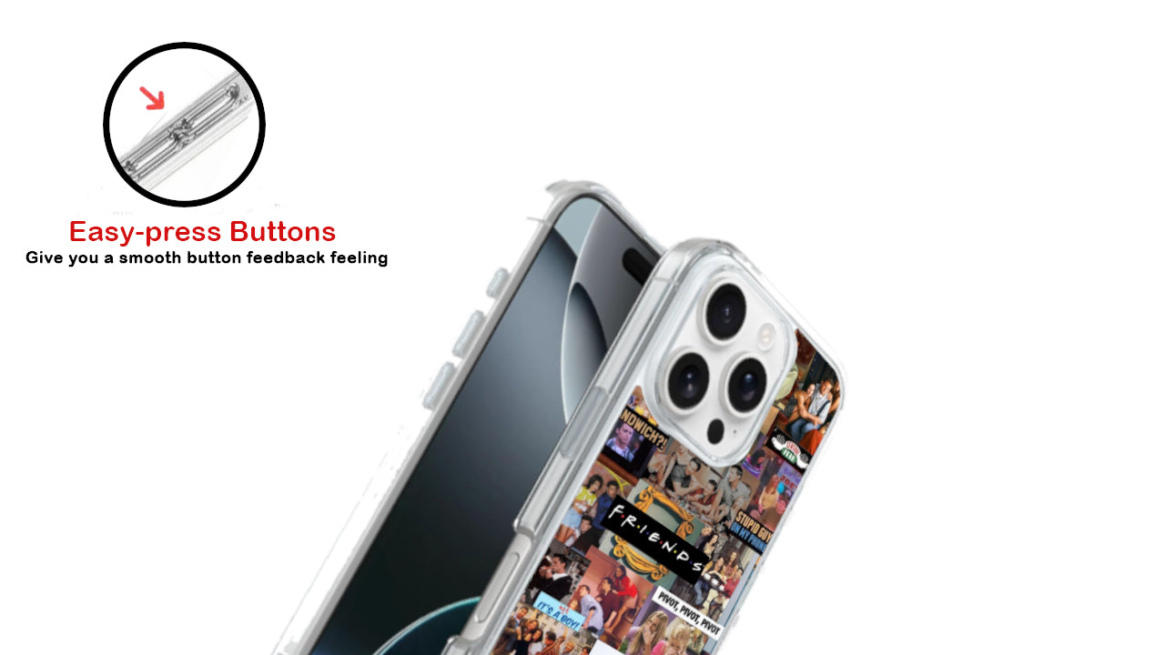 Friends TV Show Iconic Moments Collage Phone Case
