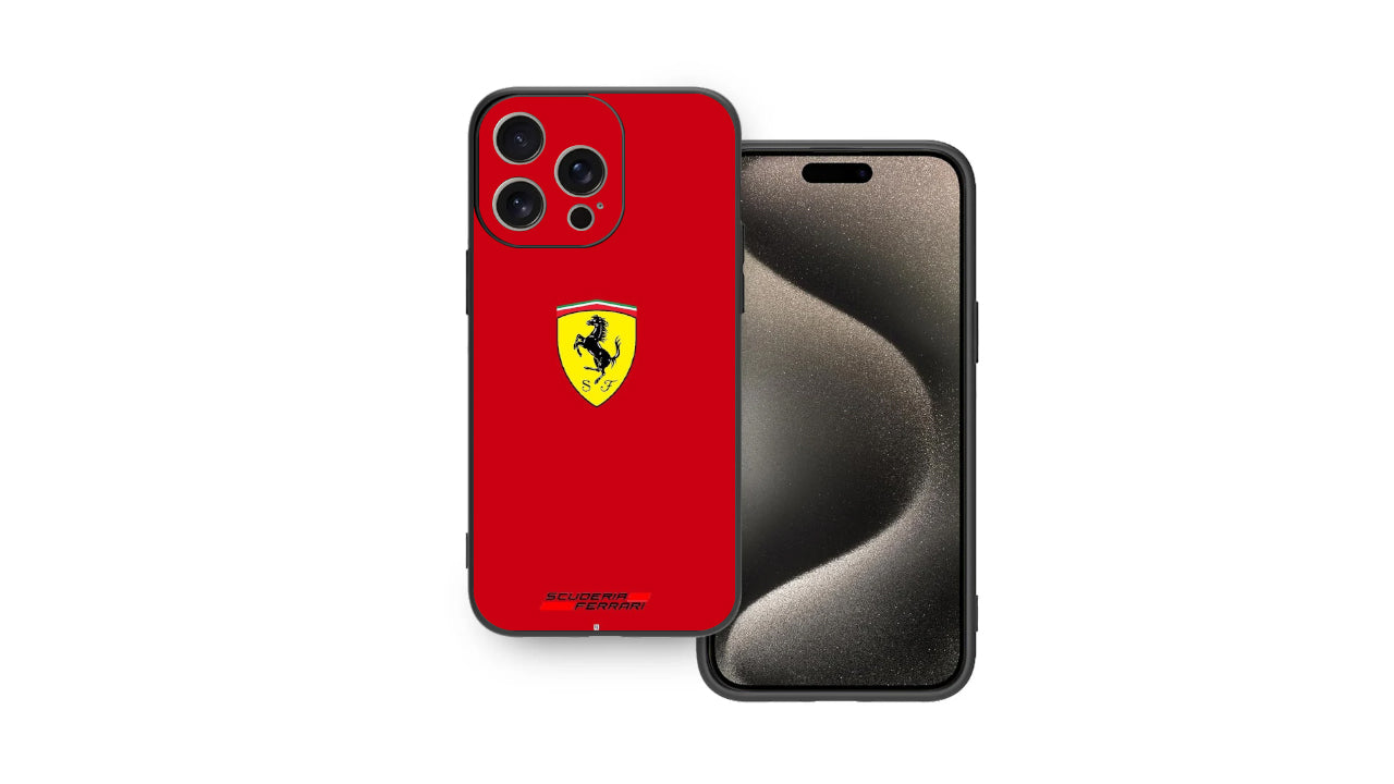 Ferrari Logo & Scuderia Phone Case – Classic Red Racing Design