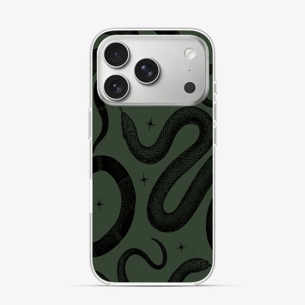 Dark Snake Aesthetic Phone Case – Gothic Serpent Art Design