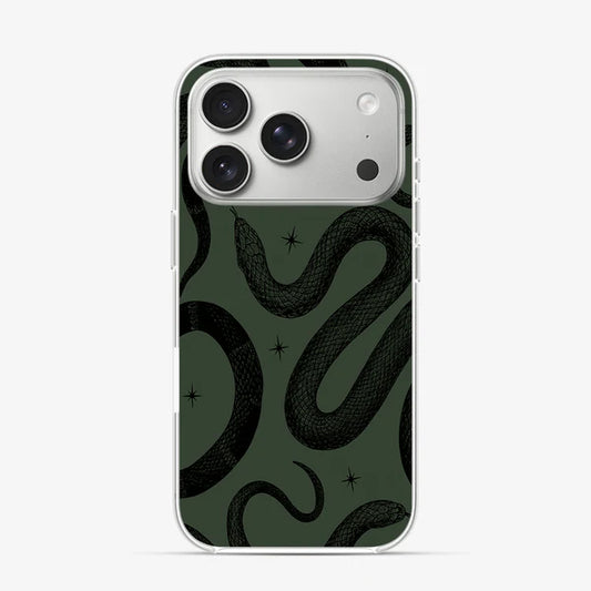 Dark Snake Aesthetic Phone Case – Gothic Serpent Art Design