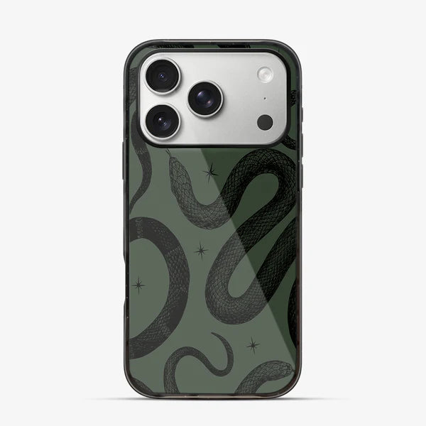 Dark Snake Aesthetic Phone Case – Gothic Serpent Art Design