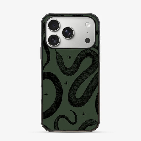 Dark Snake Aesthetic Phone Case – Gothic Serpent Art Design