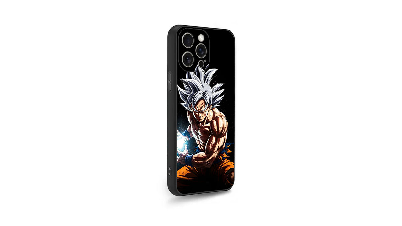 Ultra Instinct Anime Warrior Phone Case – Shonen Energy Glow Design