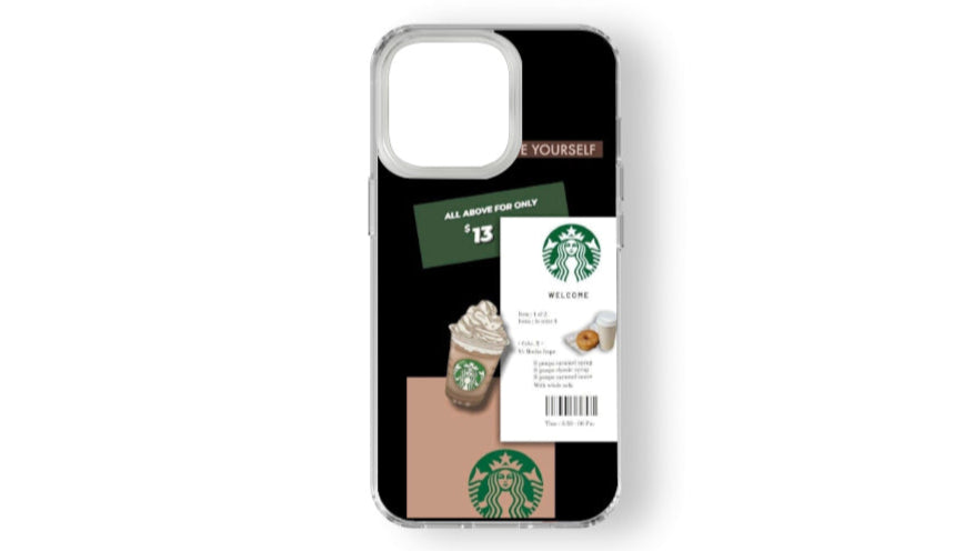 Starbucks Coffee Aesthetic Phone Case – Barista & Latte Art Design