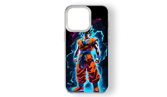 Dragon Ball Z Goku Super Saiyan Phone Case – Blue Aura Power Up