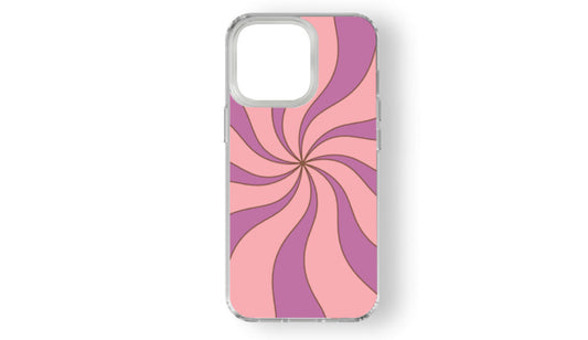 Retro Pink Purple Swirl Phone Case