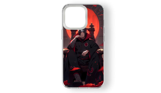 Itachi Uchiha Anime Phone Case – Naruto Akatsuki Sharingan Design
