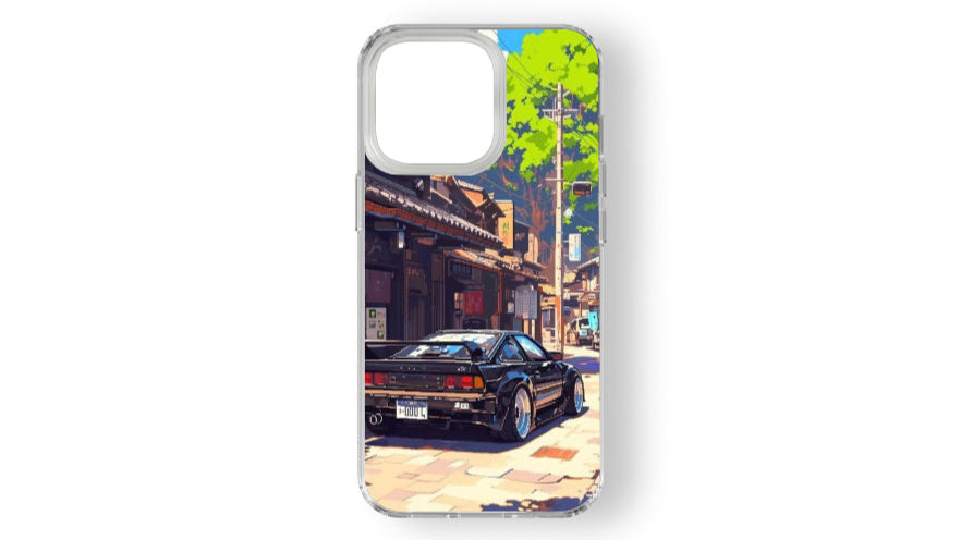 JDM Sports Car Japanese Street Phone Case – Retro Aesthetic Tuner