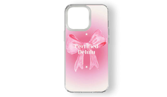 Pastel Pink Bow Aesthetic Phone Case – Coquette Y2K Soft Girl Style