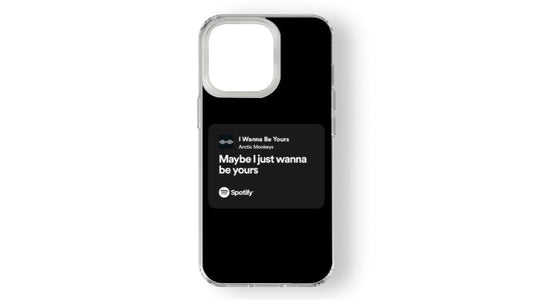 Arctic Monkeys "I Wanna Be Yours" Lyrics Phone Case – Indie Music Aesthetic