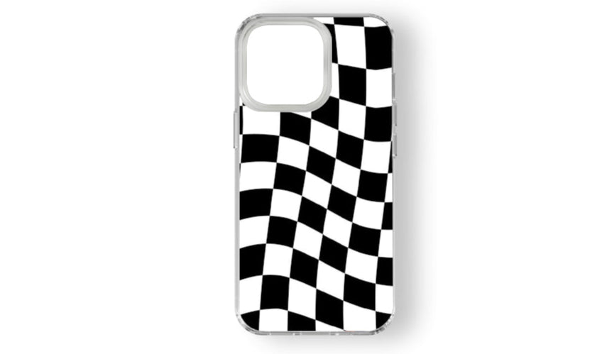 Classic Checkered Flag Phone Case – Race Car Style & Checkerboard Design