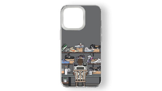 Sneaker Lover's Dream Phone Case – Sneaker Collection Shelf Design