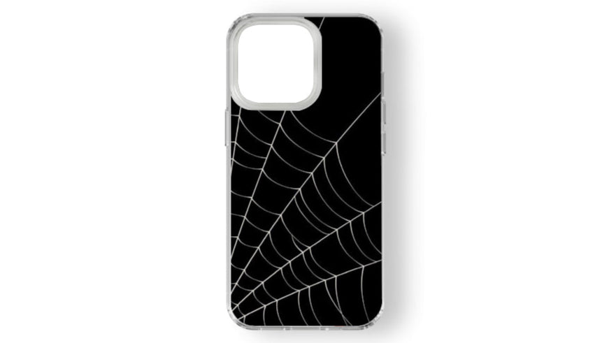 Spooky Spider Web Phone Case – Gothic Halloween Aesthetic Design