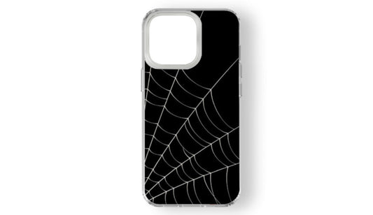 Spooky Spider Web Phone Case – Gothic Halloween Aesthetic Design