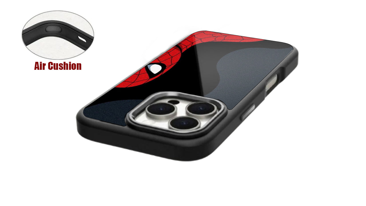 🔴🔵 Peeking Superhero Phone Case – Comic Book Inspired Design