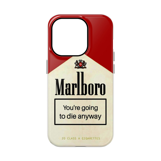 Marlboro Style Aesthetic Quote Phone Case