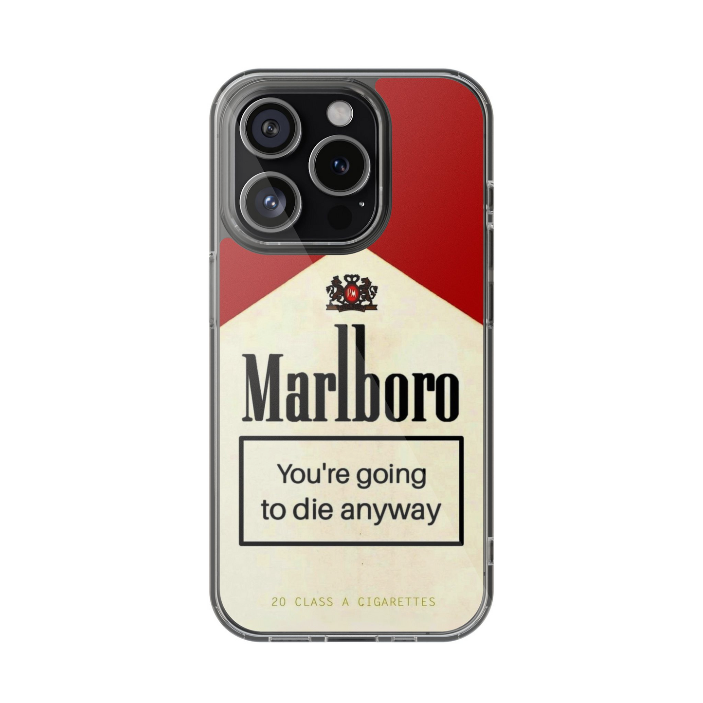 Marlboro Style Aesthetic Quote Phone Case