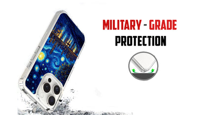 Van Gogh Starry Night Cityscape Phone Case – Artistic Painting Design